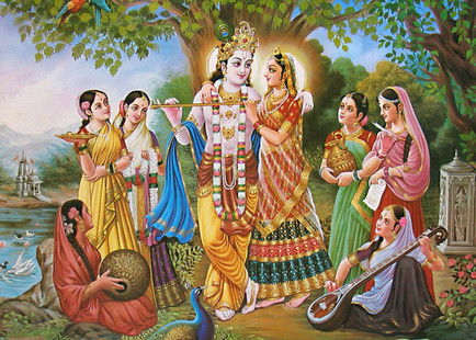 Aao Meri Sakhiyo Mujhe Mehandi Laga Do Beautiful Krishna Bhajan Full Lyrics