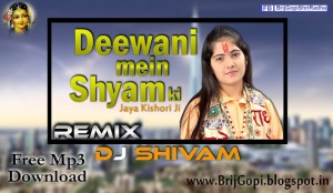 Deewani Main Shyam Ki Superhit Remix Krishna Bhajan Full Lyrics By Jaya Kishori Ji