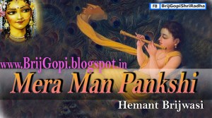 Mera Man Pankshi Krishna Bhajan Full Lyrics By Hemant Brijwasi