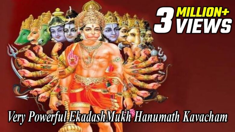 Hanuman Mantra Break Black Magic Spell  – Curses & Hexes | Very Powerful EkadashMukh Hanuman Kavacham
