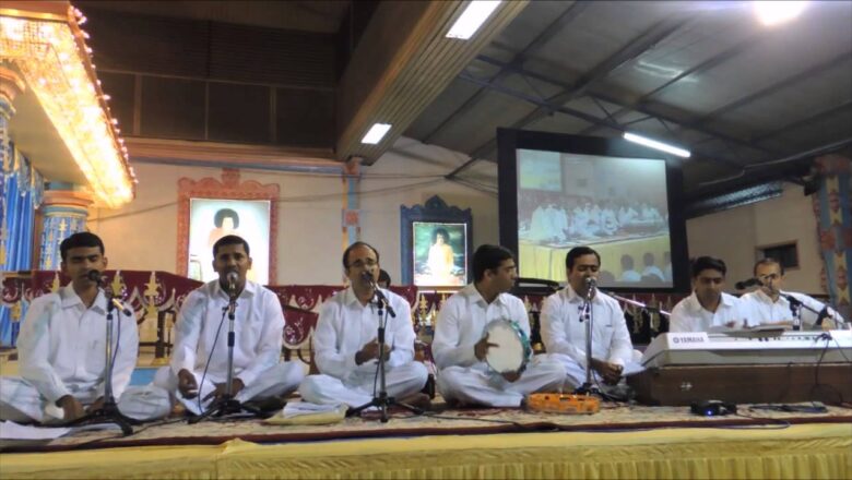 Shiva Bhajan Medley | Prashanthi Mandir Bhajan Group at Brindavan | Athi Rudra Mahaa Yagnam