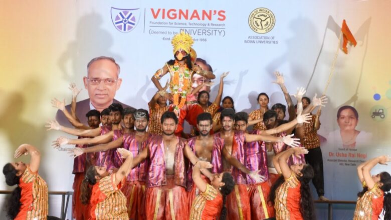 Vignan University Srujanankura 2019 || Jai Jai Jai Bajarang Bali || Hanuman Chalisa || Dance