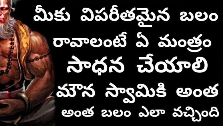 How To Practice The Strength Mantra |Telugu Hanuman Mantra | Hanuman Strength Mantra | #mulikashakti