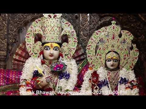 Sandhya Arti Of Shri Kanak Bihari Ji as on 22-08-2021 07.00 PM