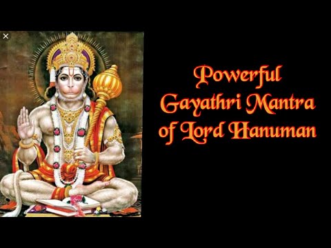 Sri Hanuman Gayatri Mantra || Powerful Hanuman Gayatri Mantra to Remove Negative Energy