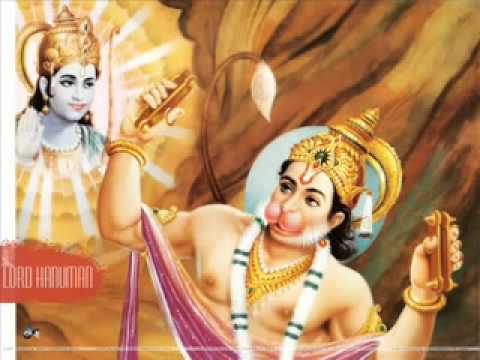 Hanuman Chalisa by Dr M S Subbalakshmi with slogam lyrics in English