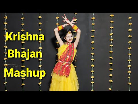 Krishna Bhajan Mashup|Dance|Krishna Bhajan Dance|Dhruv Sharma + Swarna Shri|Sri Krishan Bhajan Dance